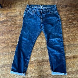 Tellason Denim white cone oak Elgin mid rise